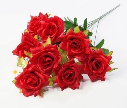 Роза с ромашкой "Золушка" 9 цветков от магазина KALINA являющийся официальным дистрибьютором в России 