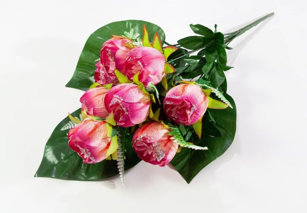 Пионовидная роза 9 цветков