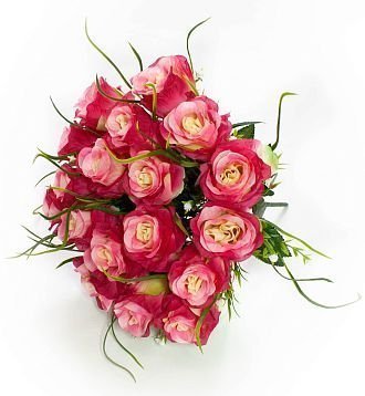 Роза "Восторг" 18 ветки 18 цветка от магазина KALINA являющийся официальным дистрибьютором в России 