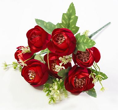 Ранункулюс бархат 7 цветков от магазина KALINA являющийся официальным дистрибьютором в России 