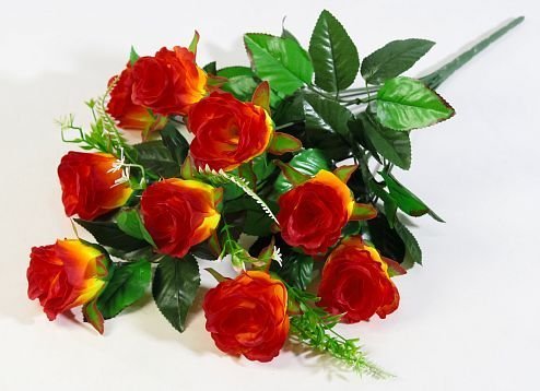 Букет роз "Дымка" 9 цветков от магазина KALINA являющийся официальным дистрибьютором в России 