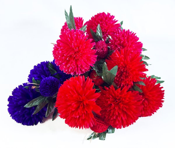 Хризантема "Агата" 5 цветков 3 бутона