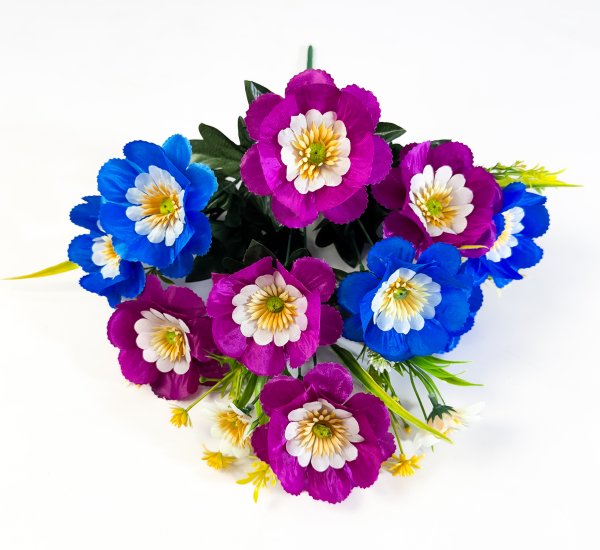 Георгин "Радужный" 12 цветков