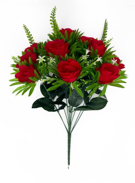 Роза "Первомай" 11 цветков