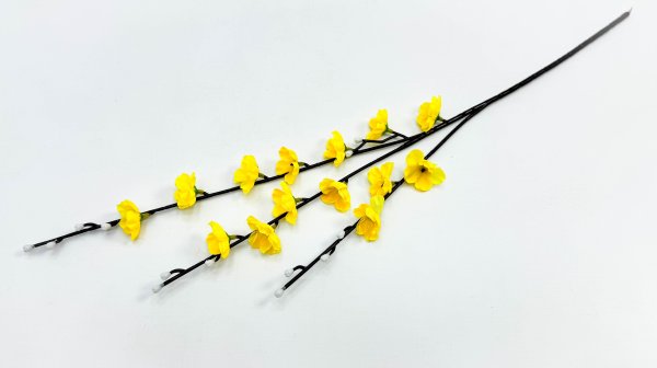 Сакура ветка малая желтая