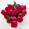 Роза с лилией "Ванда малая" 18 веток