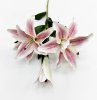 Ветка лилий "Сибирь" нежно-розовая
