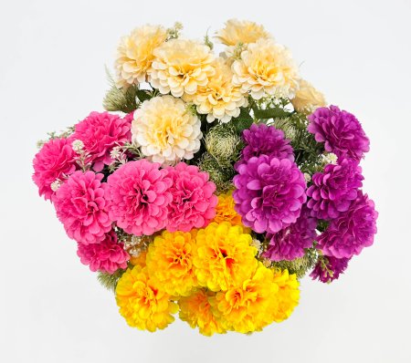 Георгин "Яркий акцент" 8 цветков 12 веток