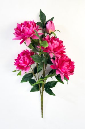 Лотос ветка 4 цветка 1 бутон