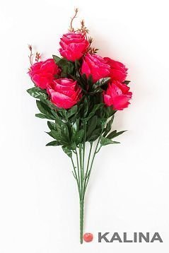 Букет розы натуральная 7 веток 7 цветков от магазина KALINA являющийся официальным дистрибьютором в России 
