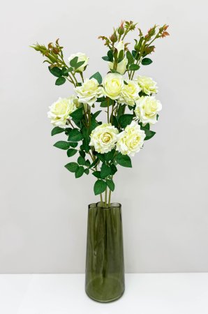 Ветка розы Сфинкс молочная