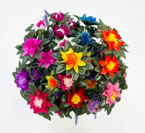 Лилия с лавандой 5 цветков