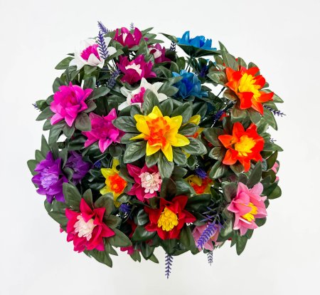 Лилия с лавандой 5 цветков