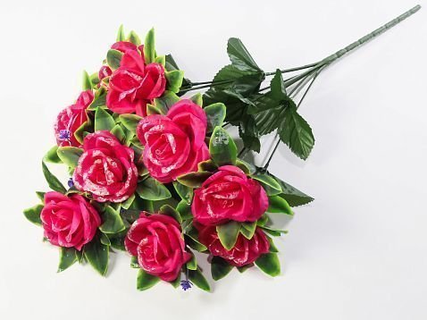 Букет роз "Любава" 9 цветков от магазина KALINA являющийся официальным дистрибьютором в России 