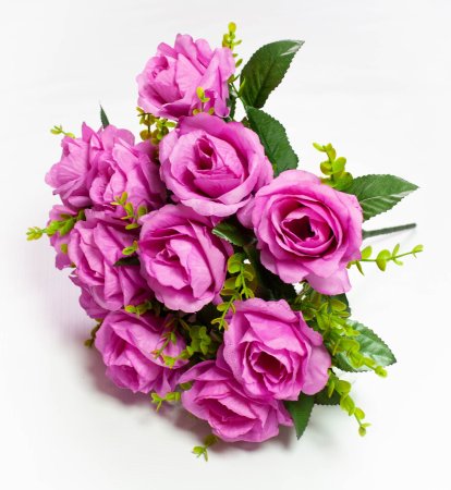 Букет розы Радуга 12 веток 12 цветков