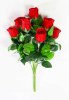 Роза " Жар" 7 веток 7 цветков.