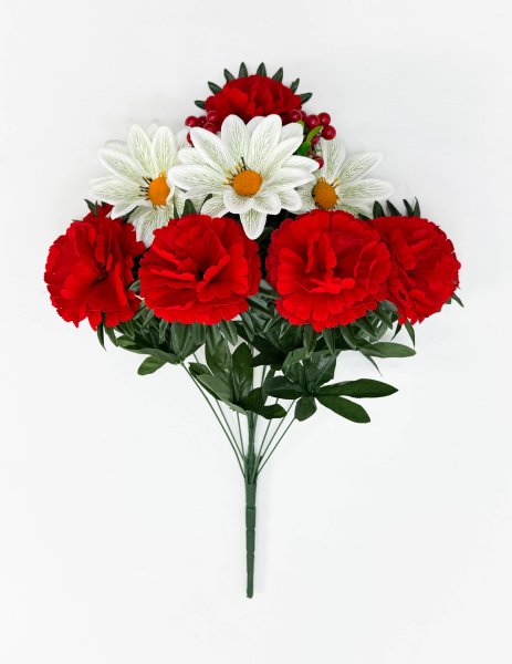 Хризантема с ромашкой "Достижение" 12 веток