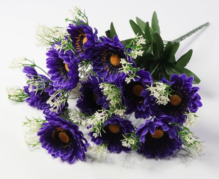 Букет ромашек "Паприка" большой 12 цветков