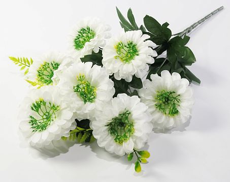 Букет циний 7 цветков от магазина KALINA являющийся официальным дистрибьютором в России 