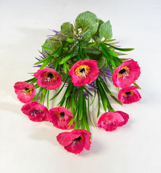 Мак садовый 9 цветков