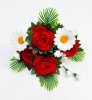 Роза с ромашкой "Баженка" 7 цветков