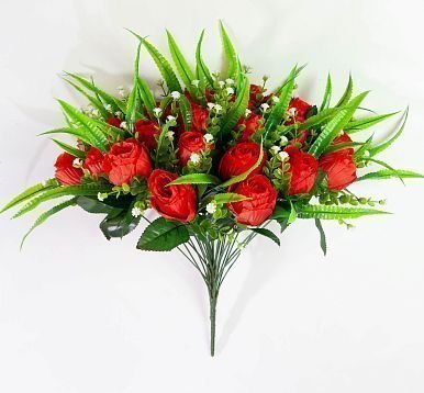 Букет роз "Ивар" 24 ветки от магазина KALINA являющийся официальным дистрибьютором в России 