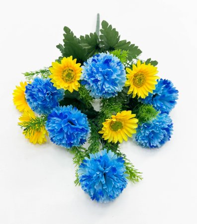 Хризантема с ромашкой «Цветочный коктейль» 11 цветков 