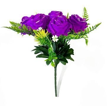 Роза "Флагман" 7 цветков от магазина KALINA являющийся официальным дистрибьютором в России 