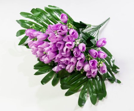 Крокус с листом пальмы 54 цветка