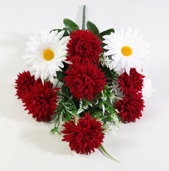 Букет хризантем с ромашкой "Галант" 13 веток