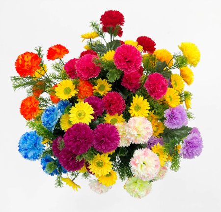 Хризантема с ромашкой «Цветочный коктейль» 11 цветков 