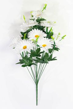 Букет ромашек "Шато" 13 цветков от магазина KALINA являющийся официальным дистрибьютором в России 