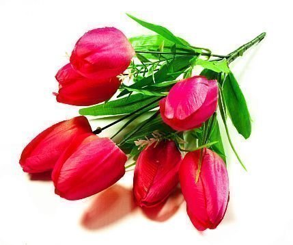 Букет тюльпанов 7 веток 7 цветков от магазина KALINA являющийся официальным дистрибьютором в России 