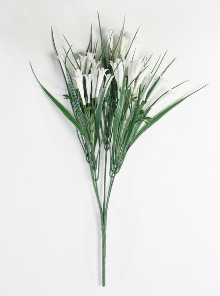 Колокольчик "Патина" белый