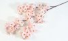 Ветка яблони 120 цветков 3 слоя нежно-розовая