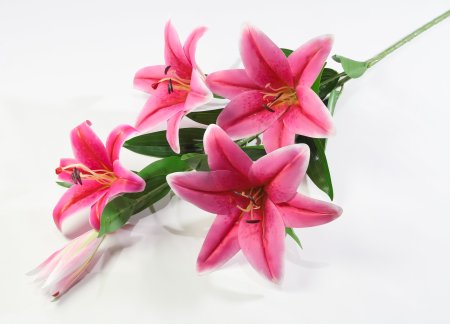 Ветка больших лилий из латекса