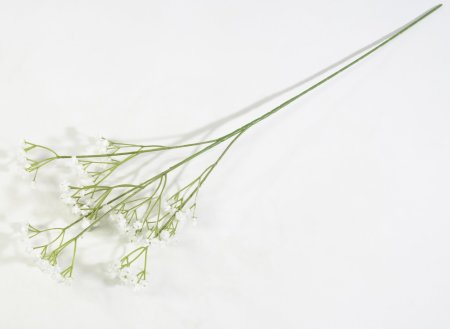 Ветка гипсофилы с силиконовыми цветами