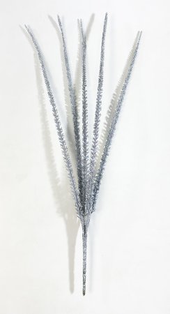 Букет Колос 5 веток серебро