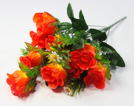 Букет роз "Каскад" 12 веток 9 цветков