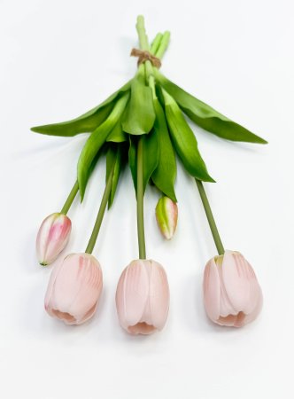 Тюльпаны нежно-розовые 40 см