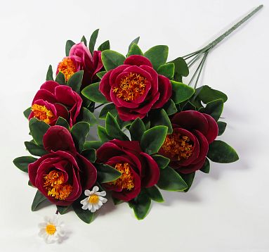 Роза "Ультрафиолет" 6 цветков от магазина KALINA являющийся официальным дистрибьютором в России 