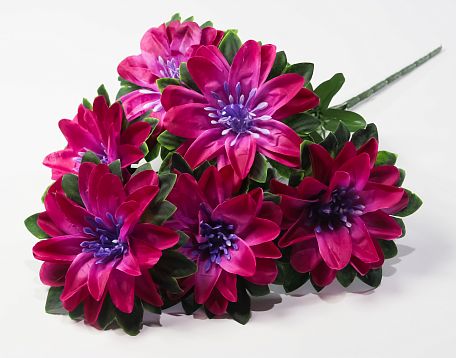 Букет георгина "Пава" 6 цветков от магазина KALINA являющийся официальным дистрибьютором в России 