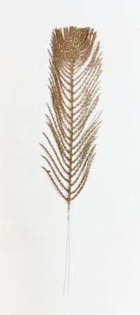 Перо павлина бронза