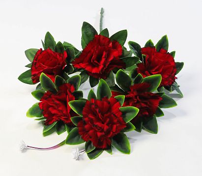 Гвоздика "Рапсодия" 6 цветков от магазина KALINA являющийся официальным дистрибьютором в России 