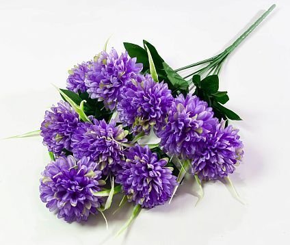 Хризантема "Флер" 9 цветков от магазина KALINA являющийся официальным дистрибьютором в России 