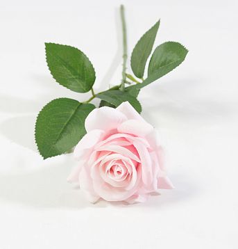 Роза с латексным покрытием открытая светло-розовая от магазина KALINA являющийся официальным дистрибьютором в России 