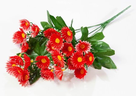 Ромашки "Анациклюс" пластиковый 5 веток