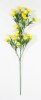 Ветка гвоздики 20 цветков желтая