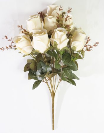 Букет роз Сумрак молочный 11 веток