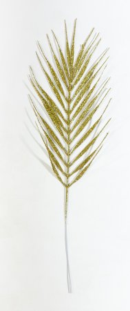 Лист пальмы золото